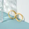 Cluster Rings 6MM Mobius Ring Matte Open Minimalista Metal Wedding Band per donna Sister Anniversary Festival Jewelry Gift