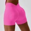 Kvinnors leggings Moditin Kvinnor Täta shorts med fickor för Gym Bekvämt Feel Pants Casual Workout Running Wear Pretty Color