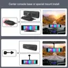 12 بوصة Car DVR T66 4 قناة عدسة فيديو مسجل HD ADAS REARVIEW MIRROR CAMARY DASH CAM AUTO DRIGKING