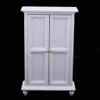 Tools Workshop 1 12 Dollhouse Miniature Furniture White Wooden Wardrobe Cabinet Realistic Model Creative Doll Accessories For Kids Gift 230617