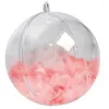 Party Decoration Clear Ornaments Balls Durable Acrylic DIY Bath Ball Mold Craft Ornament For Wedding Christmas Decor