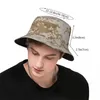 Berets Digital Desert Camo Bucket Hats Men Unisex Trendy Military Army Camouflage Summer Fisherman's Hat