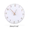 Wall Clocks Wood Round Digital Mute Clock Household For TIME Silent Pointed Home Kid Room Bedroom Office Decor 2023