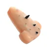 Novel Games Squeeze Pimple Toy Peach Pimple Popping Stress Reliever Sluta plocka ditt ansikte finnar Näsform Squeeze Toy Prank Toy 230617