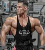 Men's Tank Tops Muscleguys Brand Gym Clothing Bodybuilding Tank Top Men Fitness Stringer Singlets Man Cotton Sleeveless shirt Workout Undershirt 230619