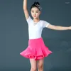 Stage Wear Kinderen Latin Dans Jurk Meisjes Moderne Waltz Oefenkleding Kids Salsa Party Competitie Dansen Tango Kostuums