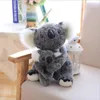 Stuffed Plush Animals 28cm Simulation Koala Plush Toys Soft Lifelike Cartoon Animal Koala Stuffed Doll Cute Kids Gift 230617