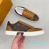 2023-Dames Heren Casual Schoenen Mode Sneakers Zwart Wit Hemelsblauw Leer Suède Luxe Wandelen Sport heren Sneakers