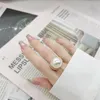 Pierścienie klastra Bettyue damski pierścień 2023 moda premium super duże perłowe szlachetne temperament regulowany rozmiar akcesoriów biżuterii