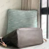 Bolso de mano de diseñador Bolso compuesto Lujo 10A Calidad de espejo Bolsos de compras de cuero genuino