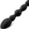 Jouet sexuel masseur 7 vitesses de Vibration en Silicone, perles de traction, Plug Anal, jouets vaginaux à double usage, boutique de fournitures pour adultes