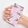 Nagelklistermärken Designer Decals Full Cover Beauty Plain Foil Art 2023 Sticker Set