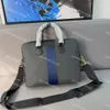 Designers portfölj lyx män affärspäskor paket design bärbara väska ophidia brev design handväska messenger kapacitet axel handväskor mångsidig mycket bra