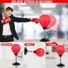 Punching Balls PU Desktop Palla da boxe Alleviare lo stress Velocità di combattimento Allenamento riflesso Pugno Muay Thai MMA Esercizio Attrezzature sportive 230617