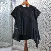 Koszulki damskie thikigawa o szyja patchwork kontrast kolor ropa mujer elegancki moda krótkie rękawe T-shirty wszystkie dopasowane hafty gwiazdy