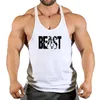 Canotte da uomo Canotta sportiva da uomo Canotta da palestra Canotta da allenamento Bodybuilding Streetwear Gilet da fitness senza maniche da uomo BEAST Print Muscle Shirt 230619