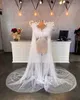 Gorgeous Mermaid Wedding Dresses Jewel Feathers Shining Applicants Pearls Backless on Tulle Court Gown Custom Custom Made Plus Size Bridal Gown Vestidos De Novia