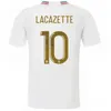 23 24 Lyon White Sports Soccer Jersey 2023 2024 Toko Ekambi Lacazette Kadewere Aouar Home Away 3rd Men Football Shirt