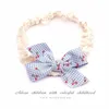 Haaraccessoires 2 stks/set Hoge Elastische Baby Hoofdbanden Print Geknoopt Bows Bands Voor Meisjes Kids Ornamenten Hoofdtooi