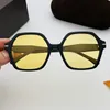 2023 Lunettes de soleil bigrim hexagonales individuelles pour femmes UV400 planche double couleur importée 56-19-140 pour lunettes de mode sur ordonnance fullset design case