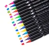 Watercolor Brush Pens 12 Color watercolor brush art mark used to draw color books comics calligraphy school supplies station 230619