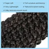 Synthétique Passion Twist Cheveux 18 Pouces Papillon Locs Vague D'eau Afro Crochet Tresse Extension 80g / pcs Printemps pour les femmes noires LS06