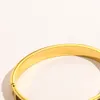 Fashion Designer Brand Letter Bracelets Women Leather Bangle Luxury Designer Jewelry 18K Gold Plated Stainless Steel Wedding Lovers Gift Bangles ZG1183