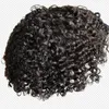 10mm Bouncy Wave Full Lace Toupee Brazilian Virgin Human Hair Replacement 8x10 Male Wig for Black Men
