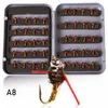 Baits Lures Sougayilang Fly Flies Lure With Fly Tackle Box Portable Fly Fishing Lure Kit for Bass Trout Freshwater Saltwater Outdoor Fishing 230619