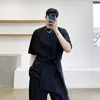 Männer Westen 2023 Asymmetrisches Design Techwear Koreanische Mode Weste Herren Hip Hop Casual Ärmellose Jacke Vintage Schwarz Weiß Weste