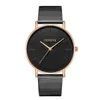 Wristwatches 2023 GENEVA Classic Quartz Wristwatch Bracelet Mesh Strap Watch Stainless Steel Simple Design Fashion Relogio Masculino