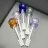 Glass Smoking Pipes Manufacture Hand-blown bongs Colored Bubble Glass Direct Boiling Pot