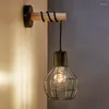 Wandleuchte Vintage Industrial Lichtschirm Deckenheberolle Retro Loft Cafe Bar Verstellbare Wandleuchte Beleuchtung Home Deco
