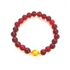 Charm Bracelets Fashion Women Men Pulseira Jóias 7 Cores Natural Stone Bead Chakra Rosário Top Presentes Preço de Atacado