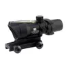 ACOG 4x32 Red Fiber Scope Real Fiber Optics Illuminated Riflescope Chevron Glass Etched Reticle Hunt Rifle Optics