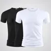 メンズTシャツ3PCS TEESTシャツメンファッショントレンドフィットネスTシャツ夏oネック半袖B01389 230619