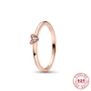 925 Silver Ring Women's Flash Rose Golden Sun and Moon Ring Color Plant Cluster Open Eagles smycken Gratis leverans