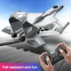 Elektrik/RC Uçak RC Jet Fighter 39mm uzunluğunda EPP 2.4GHz 300m uzunluğunda Elektrikli RC Uçak RC İHA Çerçevesi Radyo Kontrollü Uçak Oyuncak 230619