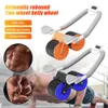 Core Abdominal Trainers Wheel Automatic Rebound Muscle Stretch Roller Support Hushåll Flat Trainer Pushup Roll 230617