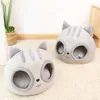 Cat Beds House For Indoor Cats Home Pet Felt Warm Cozy Caves Hut Covered Puppy Houses