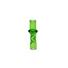 Cachimbos de vidro pirex para fumar coloridos Preroll Herb Tobacco Cigarette Handpipe Holder Filtro Bocal Catcher Taster Bat One Hitter Mouth Tips Tubo feito à mão