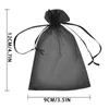 Gift Wrap Closet Bag Organizer Black Drawstring Party Supplies Accessories Storage Bins With Lids Fabric
