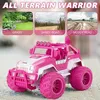 RC CAR 4WD Electric off-road fordon Höghastighets racingbil som klättrar rosa flickors bilar Girls fyrhjulsdrift leksaksbilar