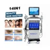 14 en 1 Super Microdermabrasion Vacuum Pen Power RF Bio Lifting Spa Facial Machine Hydra Water Facial Pdt Light Ultrasound Skin Scrubber Oxygen Spray Beauty Salon