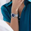 Armbanduhren Mark Fairwhale Starry Sky Zifferblatt Luxusuhr Lady Sparkling Diamond Splicing Quarzuhren Stilvoll Elegant 3350