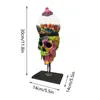 Storage Boxes Bins Independent Station Skull Bubble Gum Machine Statue Resin Crafts Decoration Home Garden Study Candy 230619