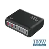 100W 6 Port USB C Şarj Cihazı Şarj İstasyonu Çoklu Bağlantı Noktaları PD 20W Tip C Hızlı Şarj Cihazı Samsung Telefon Şarj Cihazları Taşınabilir Adaptör