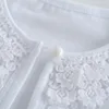 Pullover Girl Lace Bolero تجاهل الأميرة حفل زفاف كارديجان صغير طفل الأطفال الطويل الأكمام سترة الملابس لؤلؤة 2 11 سنة 230619