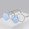 Okulary przeciwsłoneczne ramy mody spolaryzowane mężczyźni kobiety magnetyczny klips na okularach stopowy optyczne okulary magnetyczne klipy retro retro