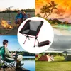 Meubles de camping Chaises de lune pliantes ultra-légères pour l'extérieur Chaise de camping de pêche portable Dossier pliable Siège Jardin Bureau Maison 230617